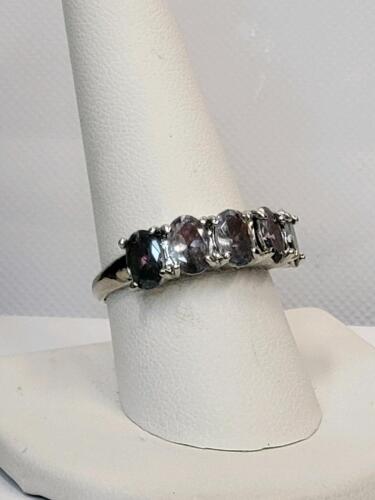 Mystic Rainbow Topaz 5-Stone Ring, Size 9 - 3
