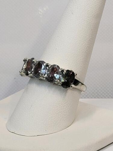 Mystic Rainbow Topaz 5-Stone Ring, Size 9 - 4