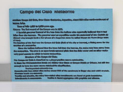 2.20g Meteorite Space Rock from Campo Del Cielo, Argentina - 4