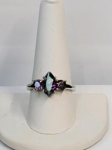 Mystic Rainbow Topaz Marquise Cut Ring, Size 10 - 2