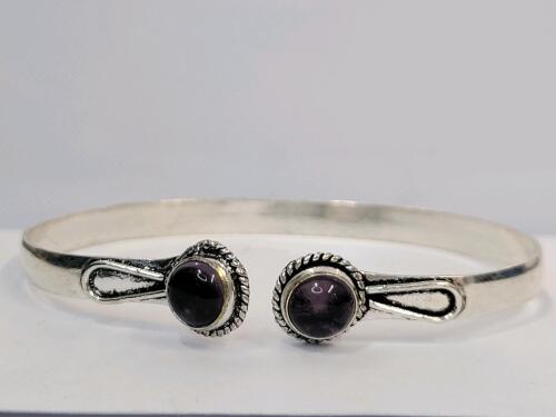 Amethyst Cuff Bracelet