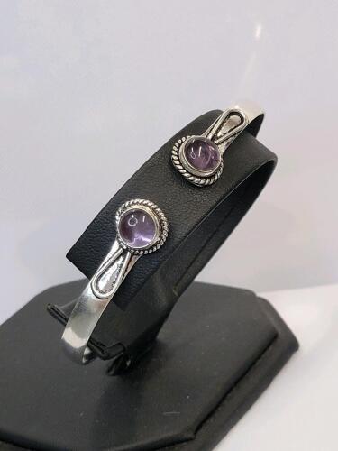 Amethyst Cuff Bracelet - 2