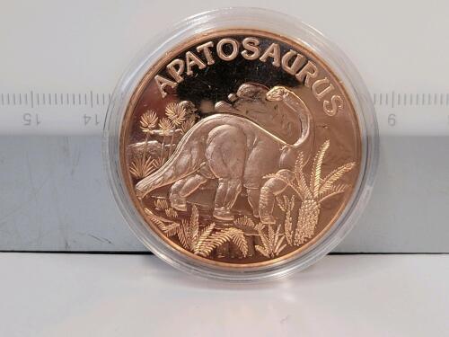 (6) Different 1oz. Copper Dinosaur Rounds - 3