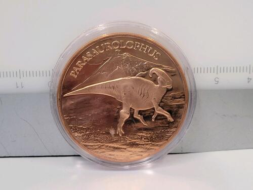 (6) Different 1oz. Copper Dinosaur Rounds - 5