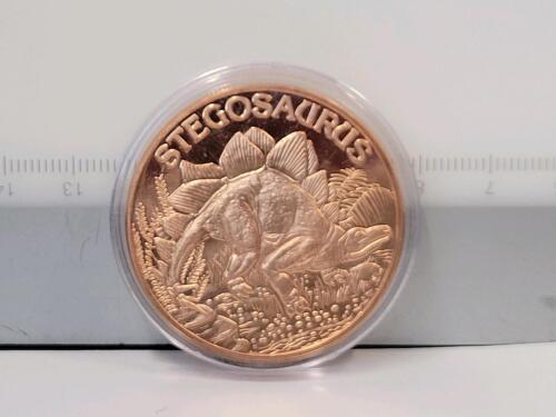 (6) Different 1oz. Copper Dinosaur Rounds - 8