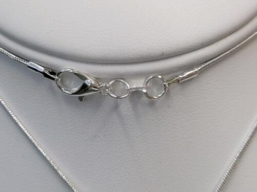 Aquamarine Stripe Agate Gemstone Hexagonal Cut 24" Necklace - 4