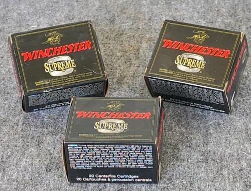 Winchester Supreme .38 Special +P 130gr SXT Personal Protection, Nickel, 3 Boxes (60 Rounds)