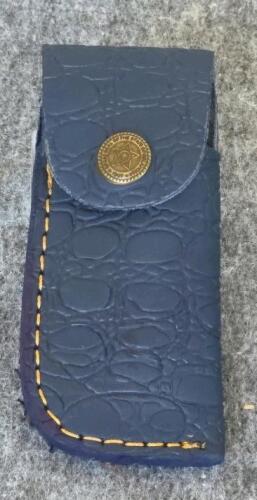 Custom Handmade Damascus Folding and Fixed Blade Knives with Leather Sheaths - 5