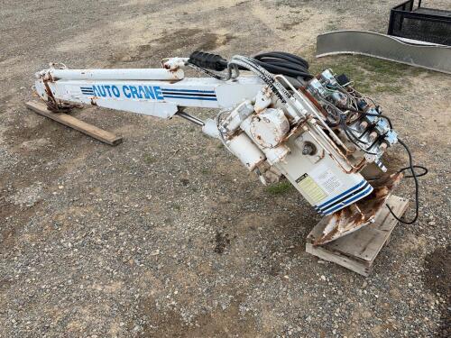 AUTO CRANE Hydraulic Truck Service Crane, Telescopic Boom, Wired Pendant, 3,200 lb Capacity - 5