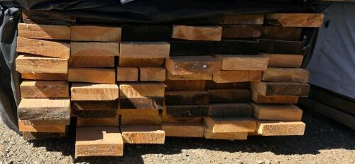 Dimensional Lumber 2x8x12' Softwood Boards &ndash; Bundled, Rough-Cut, 60 Qty - 2