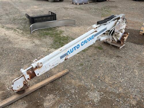 AUTO CRANE Hydraulic Truck Service Crane, Telescopic Boom, Wired Pendant, 3,200 lb Capacity - 7