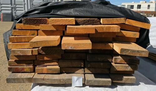 Stack of Rough Sawn Softwood Lumber, 2"x 10" x 12', Qty ~60 - 2