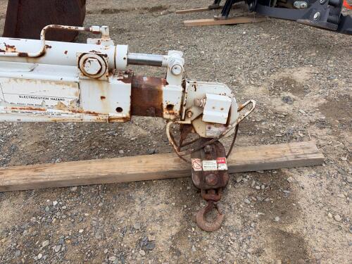 AUTO CRANE Hydraulic Truck Service Crane, Telescopic Boom, Wired Pendant, 3,200 lb Capacity - 10