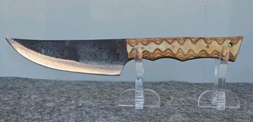 Handmade High-Carbon Steel Knife Set, Chef, Bread, & Slicer, Custom Multi-Laminate Handles - 2