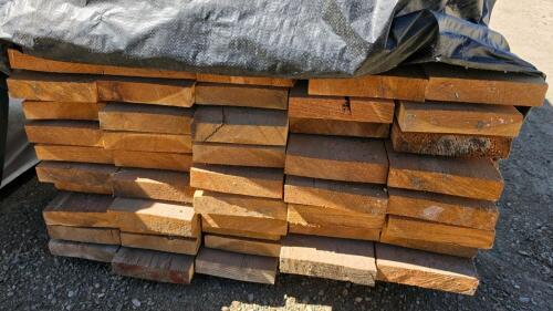 Rough Sawn 2"x10"x10' Lumber, 50 Qty