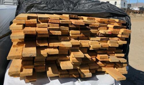 Rough Sawn Lumber Bundle, 1"x 4" x 12ft, 220 Qty - 2