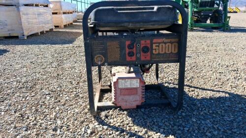 Coleman Powermate 5000W Portable Generator, Tecumseh 10 HP Gas Engine, 120/240V, Recoil Start