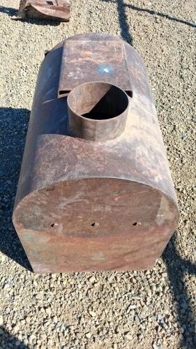 Heavy Steel Barrel Wood Stove, Approx. 32"x22"x28", 6" Flue, Welded Legs, Rustic - 3