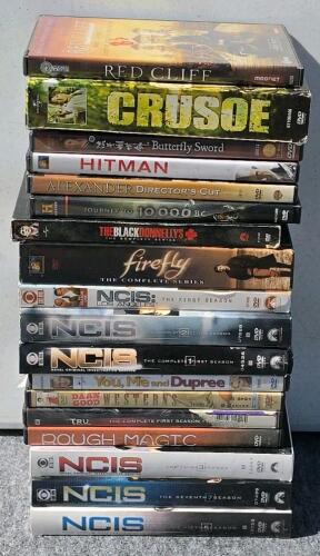 Large DVD Collection: CSI, NCIS, Firefly Complete Series, Movies, Box Sets, 53+ Titles - 4