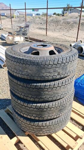 Set of 5 Toyo Open Country A/T All-Terrain Tires with Steel Wheels