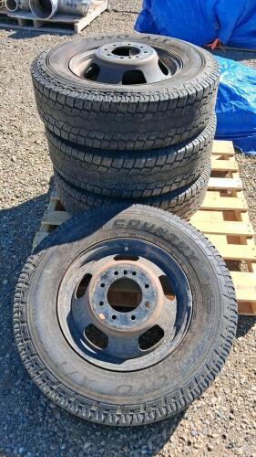 Set of 5 Toyo Open Country A/T All-Terrain Tires with Steel Wheels - 2