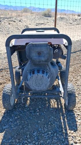 ETQ Portable Diesel Generator 7250W Max 6000W Run, 4 AC Outlets, Hour Meter, Wheels - 3