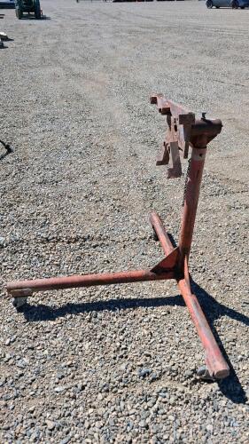 Engine Stand, 1,000 lbs Capacity, 4 Adjustable Arms, Rotating Head, Red Finish - 3