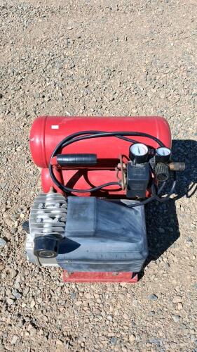 Campbell Hausfeld DC04000 1.8 HP 4-Gallon Twin Tank Air Compressor, 125 PSI, 3.7 CFM @ 90 PSI