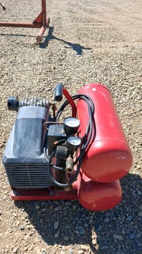 Campbell Hausfeld DC04000 1.8 HP 4-Gallon Twin Tank Air Compressor, 125 PSI, 3.7 CFM @ 90 PSI - 4