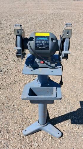 Cummins 6349 6" Bench Grinder, 1/2 HP, 3450 RPM, with Pedestal Stand