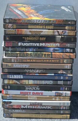 Lot of 48 DVD Movies & TV, Mix of Comedy, Westerns, Action, Includes Bones S1, Gran Torino - 2