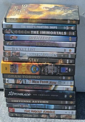 Lot of 48 DVD Movies & TV, Mix of Comedy, Westerns, Action, Includes Bones S1, Gran Torino - 3