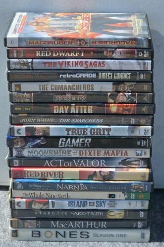 Lot of 48 DVD Movies & TV, Mix of Comedy, Westerns, Action, Includes Bones S1, Gran Torino - 4
