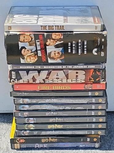 Large Mixed DVD Movie Lot ~44 Titles, Harry Potter, War, John Wayne Classics, Box Sets - 2
