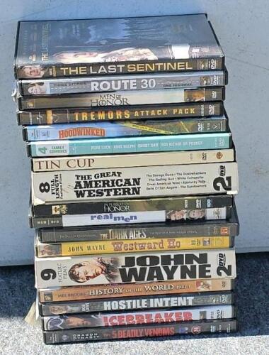 Large Mixed DVD Movie Lot ~44 Titles, Harry Potter, War, John Wayne Classics, Box Sets - 4