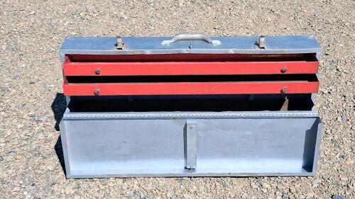 Stanley 40-Piece Socket Set with 30" Metal Toolbox, 2 Drawers, Metric & SAE Sizes - 3