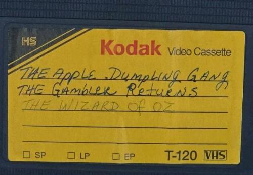 Large VHS Tape Lot (~70) Mixed Home Recordings & Commercial Movies, RCA Kodak T-120, VCR Cleaner - 4