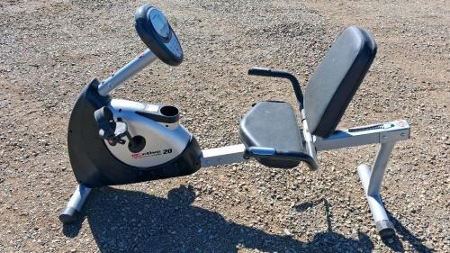 Schwinn Active 20 Recumbent Exercise Bike, Magnetic Resistance, 6 Programs, Display Console