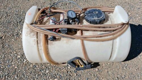 Pioneer 42 Gallon 12V ATV/UTV Spot Sprayer with Wand, Pump, and Pressure Gauge - 3