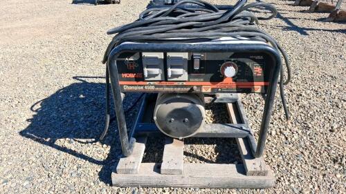 Hobart Champion 4500 Engine-Driven Welder/Generator, 4,000W Continuous Power, 140A AC Welding Output
