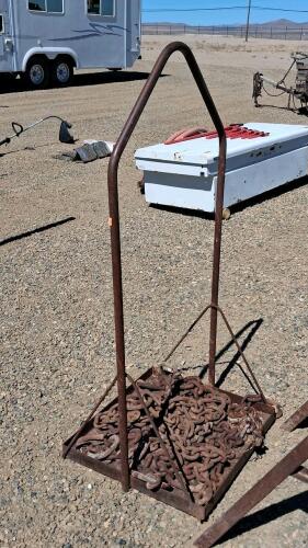 Mineshaft Lift Tripod w/ Steel Basket - 3
