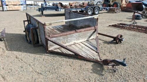Single-Axle Utility Trailer, Approx. 8x5 ft Bed, 3,500 lb Axle, Steel Frame - 2