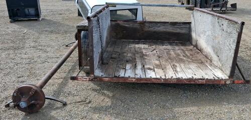 Single-Axle Utility Trailer, Approx. 8x5 ft Bed, 3,500 lb Axle, Steel Frame - 4
