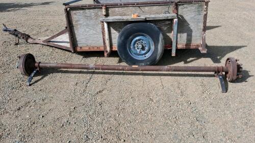 Single-Axle Utility Trailer, Approx. 8x5 ft Bed, 3,500 lb Axle, Steel Frame - 5