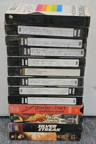 Large VHS Collection: 80 Commercial Movies & Custom Recordings, Wide Genre Variety - 7