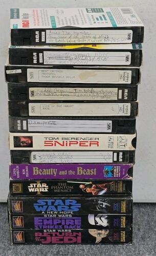 Large VHS Collection: 80 Commercial Movies & Custom Recordings, Wide Genre Variety - 9