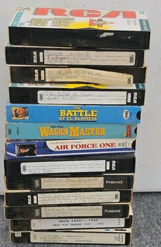 Large VHS Collection: 80 Commercial Movies & Custom Recordings, Wide Genre Variety - 12