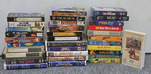 Large VHS Collection: 80 Commercial Movies & Custom Recordings, Wide Genre Variety - 14