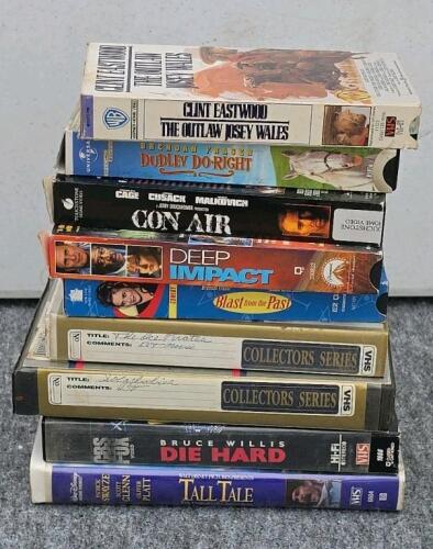Large VHS Collection: 80 Commercial Movies & Custom Recordings, Wide Genre Variety - 15