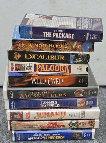 Large VHS Collection: 80 Commercial Movies & Custom Recordings, Wide Genre Variety - 18
